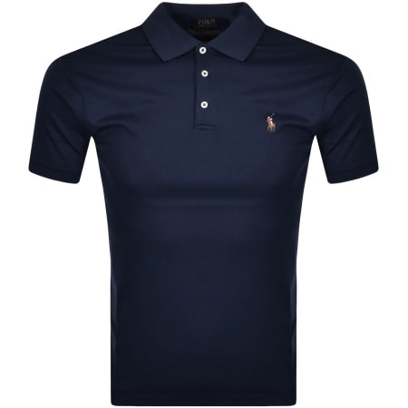 Ralph Lauren Slim Fit Polo T Shirt Navy | Mainline Menswear us